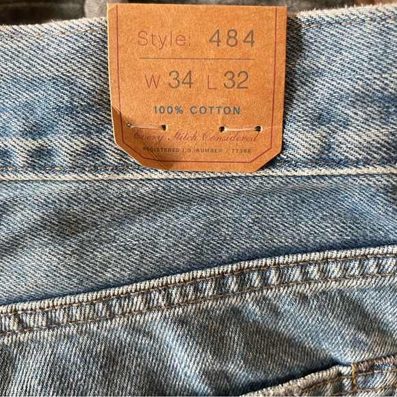 New J. Crew Slim-Fit Jeans style 484 - Picture 6 of 6